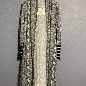 Snake Print Duster